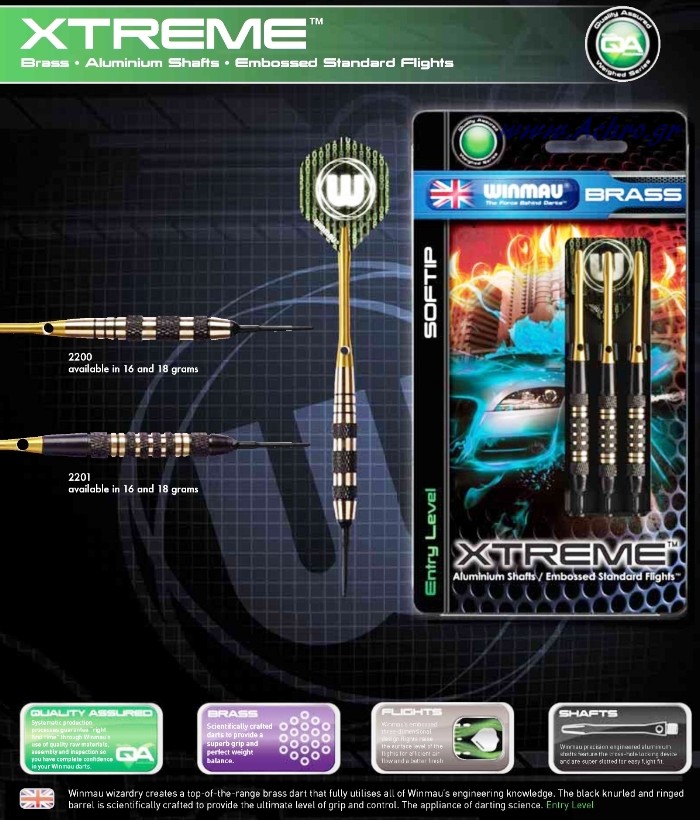Βελάκια Darts Winmau Xtreme Soft Tip