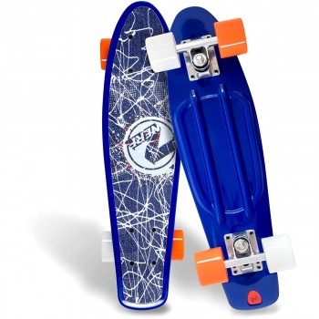 Skateboard Nerf Nation C4 (BLU- LINES) 22 ιντσών