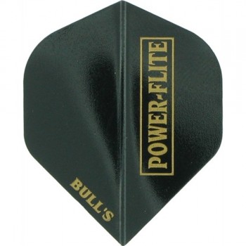 POWERFLITE L Solid Black Gold Text