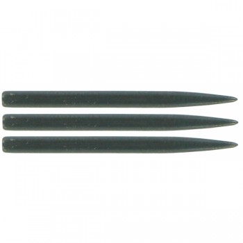 BULLS STEEL DART POINTS - 35mm - Black