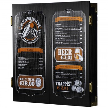 Beer Menu Deluxe Cabinet Wood Black