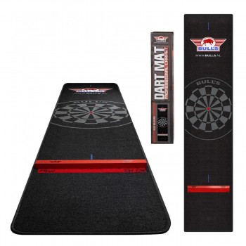 Bulls Carpet Dart Mat Black-B + Oche 300 x 65cm 2020 Design
