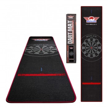 Bulls Carpet Dart Mat Black-R 300 x 65cm 2020 Design