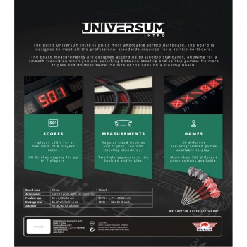 Universum Intro Softtip Board Black/White