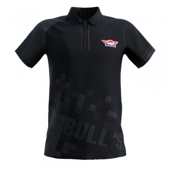 Plain Black Dart Polo Size: S