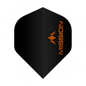 Mission Logo Black Orange Std. 100 micron