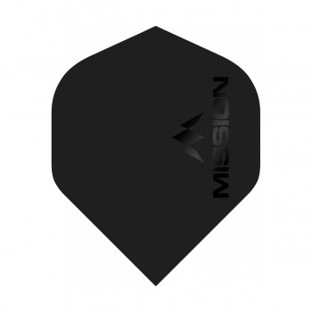 Mission Logo Matt Black Std. 100 micron
