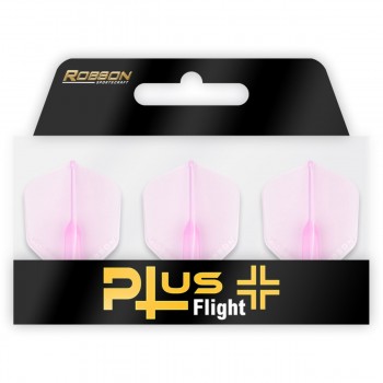 Plus Flight Crystal Clear Std.6 Pink