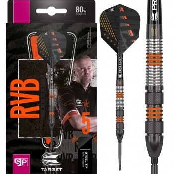 Raymond van Barneveld RVB Black 80% 25g Swiss Steeltip