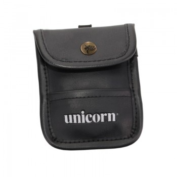 ACCESSORY POUCH BLACK PU LEATHER