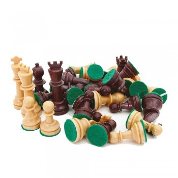 Plastic Chessmen Set 72mm