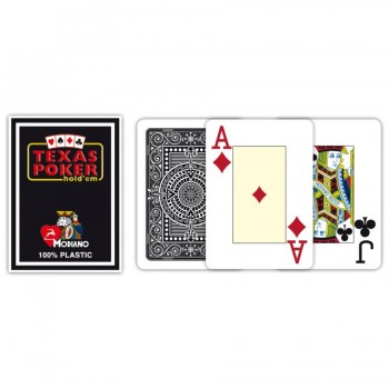 Τράπουλα Modiano Black Jack 2 Jumbo Index Μαύρο