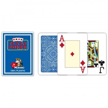 Modiano Cards Black Jack 2 Jumbo Index Blue