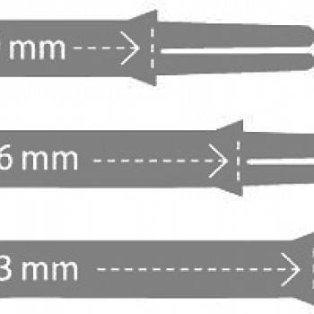 L shaft Locked Clear 19mm