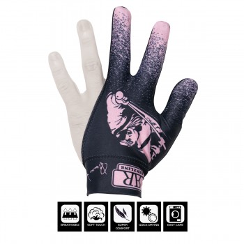 Glove Renzline Billiard Player Pink Sx