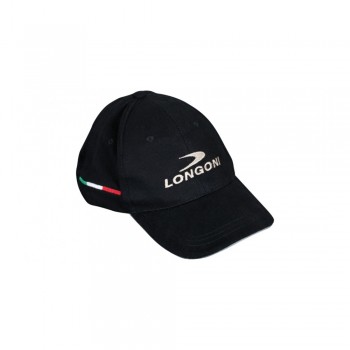 Hat Longoni Black with Italian flag 