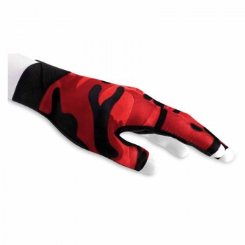 Glove Poison Camo Red SX - L/XL