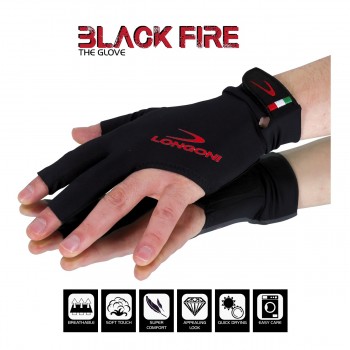 Glove Longoni Black Fire Sx Size L