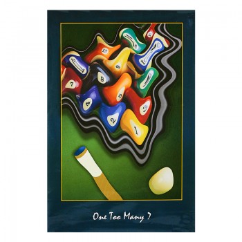 One Too Many 92X60 cm