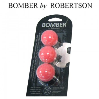 Soccer Balls Professional For Soccer Tables Bomber Red - 3 Pcs