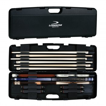 Cue Case Longoni Transporter 3B-6S Black + 3Lobite