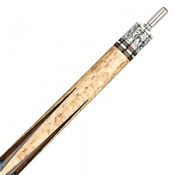 Cue Longoni Masai Cyan Silver - Luna Nera (2)