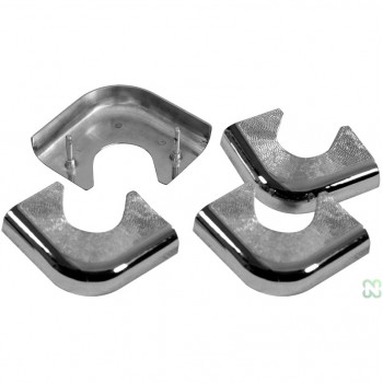 METAL CORNERS FOR POOL TABLES, SET 4