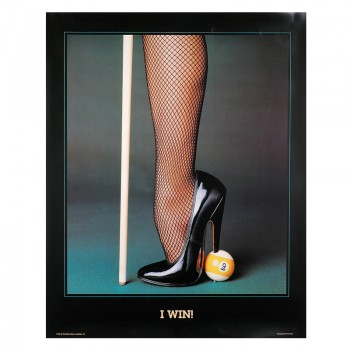 Poster I Win 61x76 cm