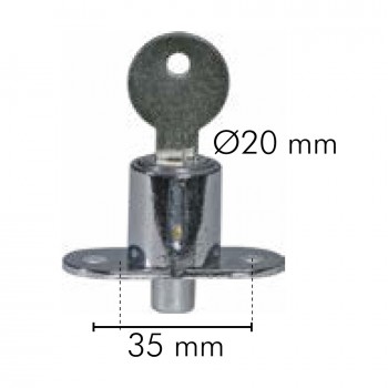 Lock for Klipper soccer table 