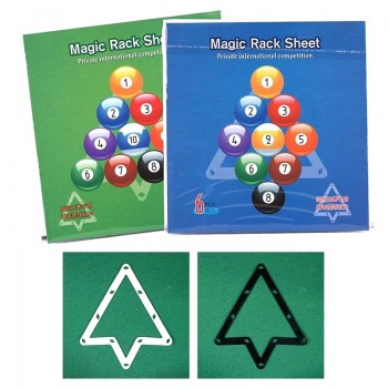 Magic Ball Rack 9-10 ball Set of 6 pcs - No Sticky ø ball 57,2mm