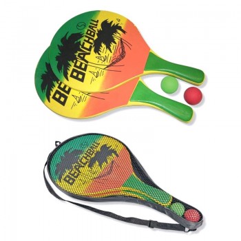 Beachball Rackets Set (2 Pcs) Balls Included