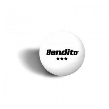 Bandito Μπάλες Ping Pong 3-Star Συσκευασία 6 τεμ - 40mm