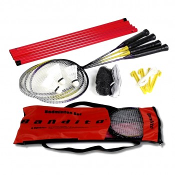 Badminton Set For 4 Players With Net