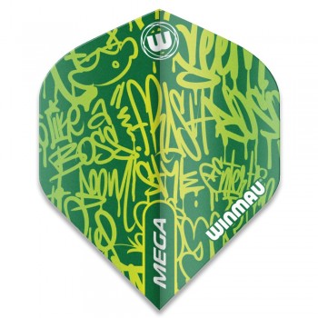 Mega Standard Dart Flights Green 6900-241