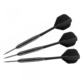 Total Black Brass 20gr Steel Tip (Blister Pack)