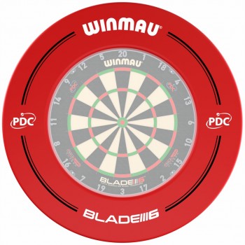 PDC Blade 6 Dartboard Surround Winmau Red