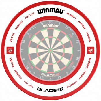 Pro-Line 2.0 Red Dartboard Surround Winmau Blade 6