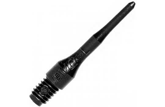 EVO LONG - Black Soft tip points 25mm 50 pcs.
