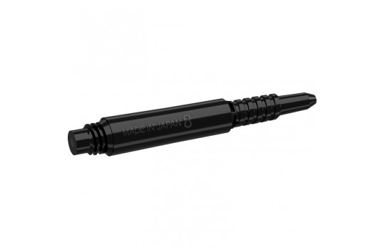 8 Flight Shaft  Black Short 19 mm
