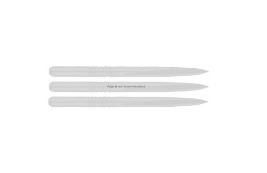 Volute 36 mm 7 Groove Points Black