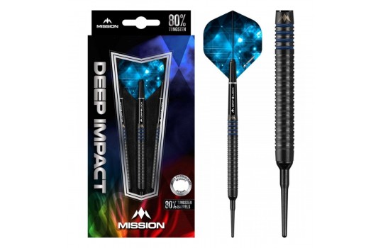 Deep Impact 80% Black Blue M4 19g Softtip