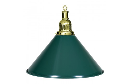 Lamp Moonlight 1 Shade Green - Gold Chain