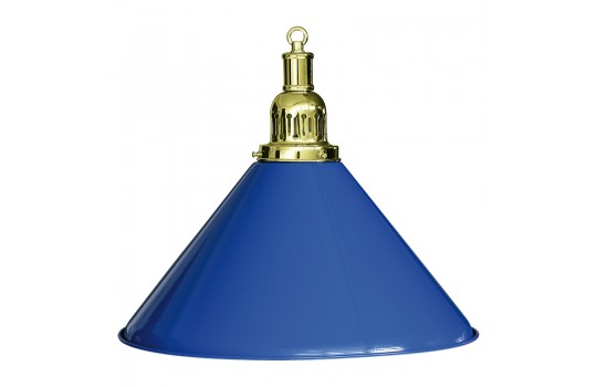 Lamp Moonlight 1 Shade Blue - Gold Chain