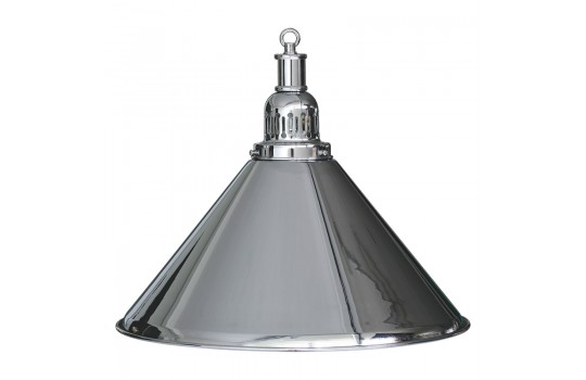 Lamp Moonlight 1 Shade Silver - Silver Chain