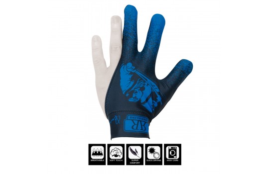 Glove Renzline Billiard Player Light Blue Sx