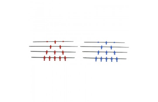 Passing Rods Set 18mm Blue/Red Assist Foot