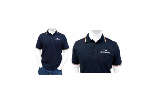 Polo Longoni Blue Junior Size L Cotton 100% (9-11 Years) (Preview 1)