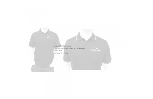 Polo Longoni Blue Junior Size L Cotton 100% (9-11 Years) (Preview 2)
