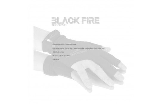 Glove Longoni Black Fire Dx Size L (Right Hand)