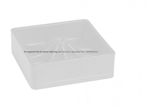 Τάπα Ποδιού Squared Feet Pvc 9 cm X 9 cm X 3 cm για Ποδοσφαιράκι